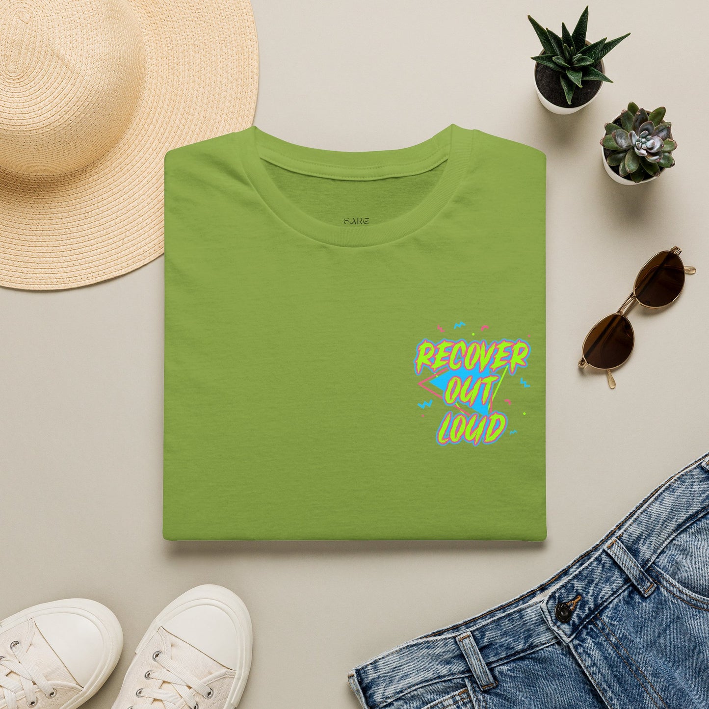 Recover Out Loud T-Shirt — Recovery Support Graphic Tee