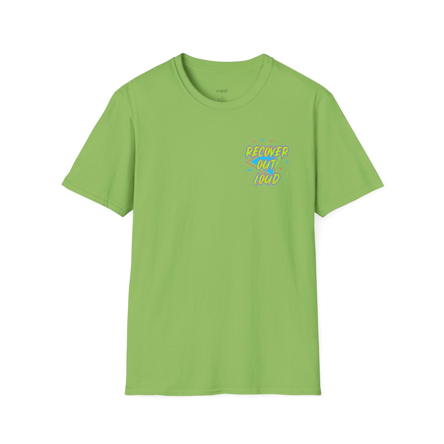 Recover Out Loud T-Shirt — Recovery Support Graphic Tee