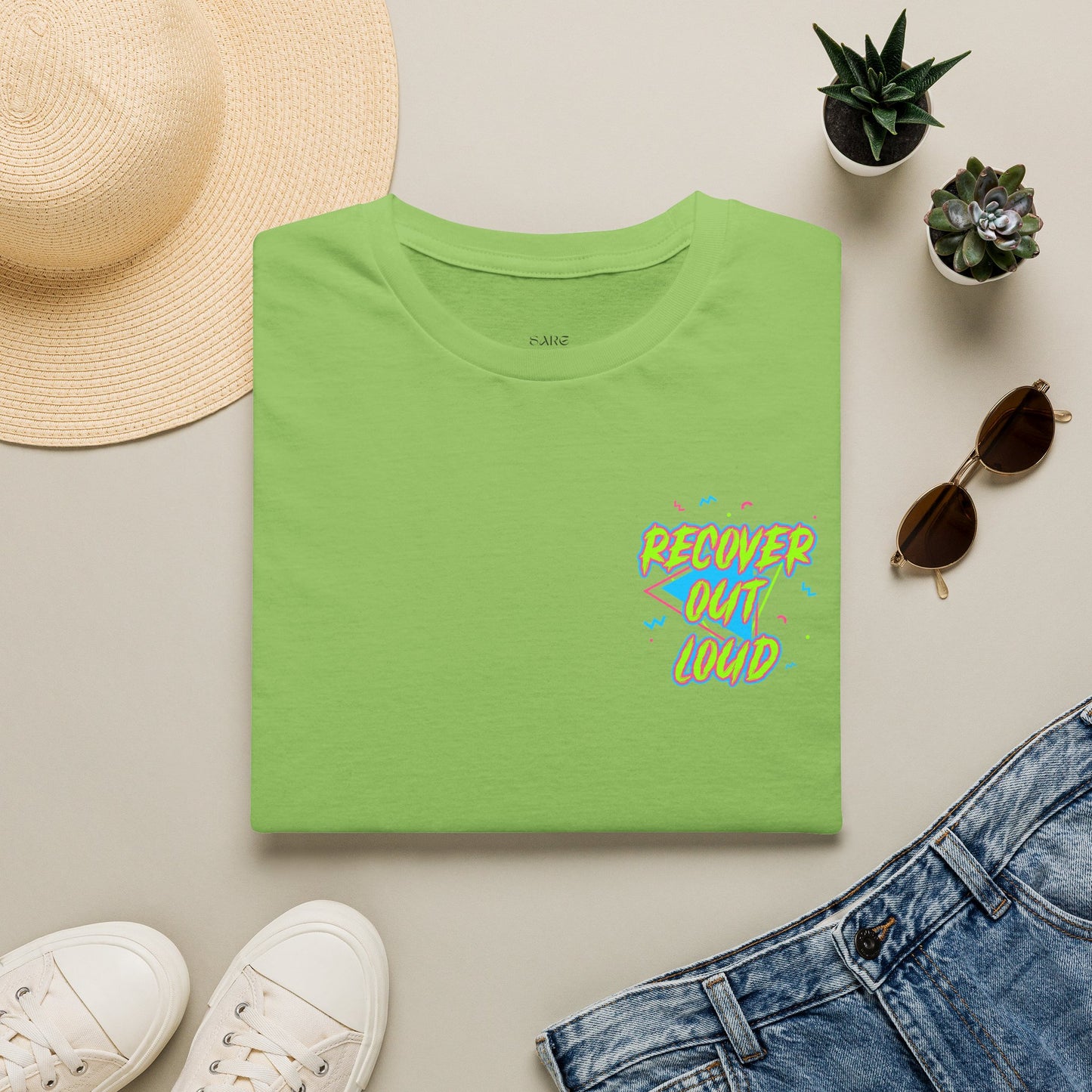 Recover Out Loud T-Shirt — Recovery Support Graphic Tee