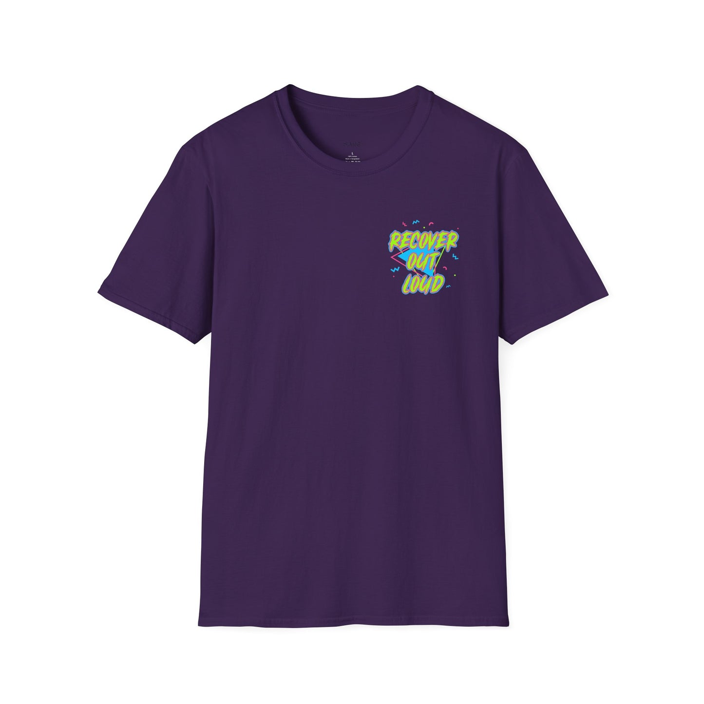 Recover Out Loud T-Shirt — Recovery Support Graphic Tee