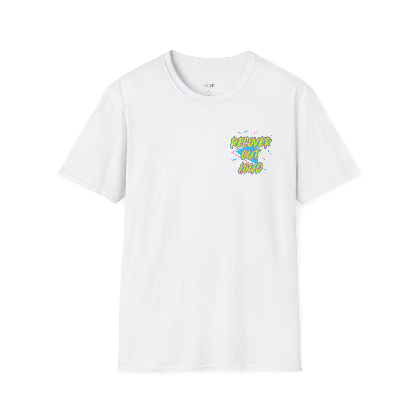 Recover Out Loud T-Shirt — Recovery Support Graphic Tee