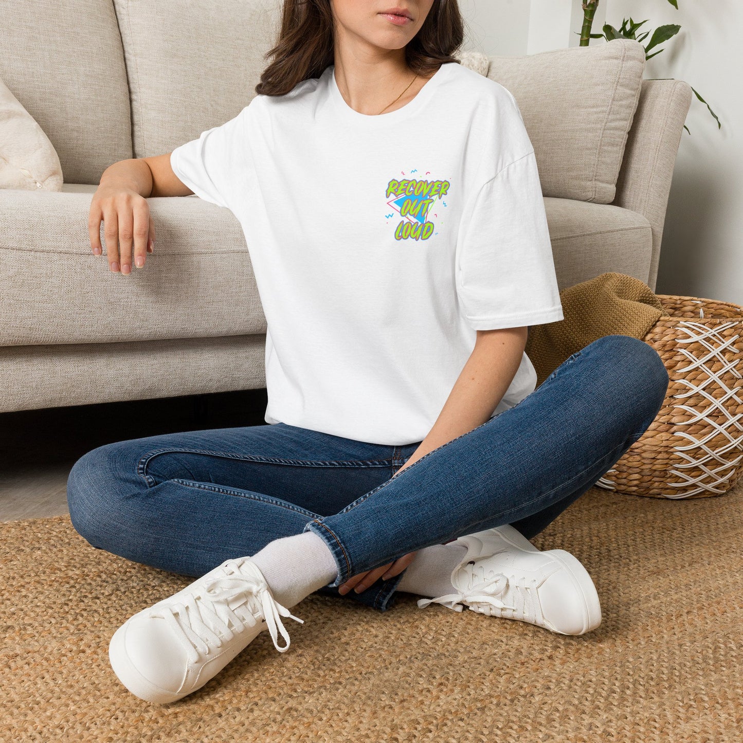 Recover Out Loud T-Shirt — Recovery Support Graphic Tee