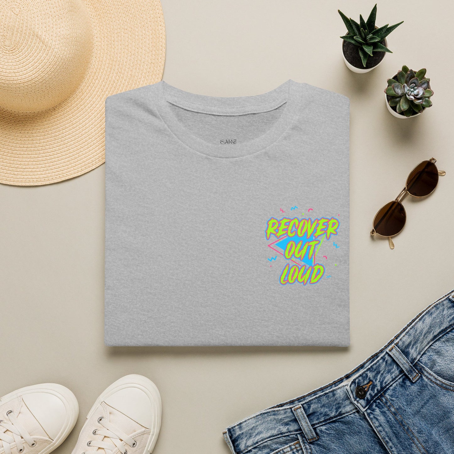 Recover Out Loud T-Shirt — Recovery Support Graphic Tee