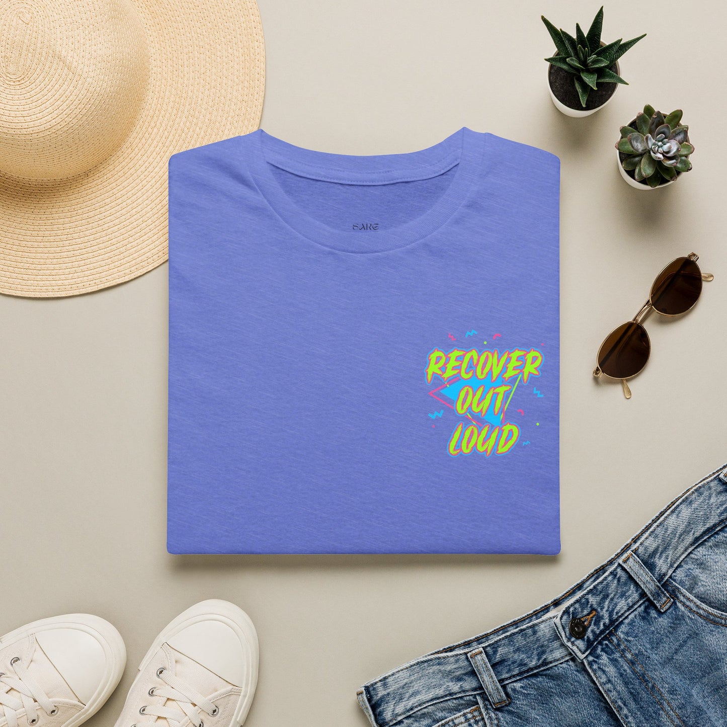 Recover Out Loud T-Shirt — Recovery Support Graphic Tee