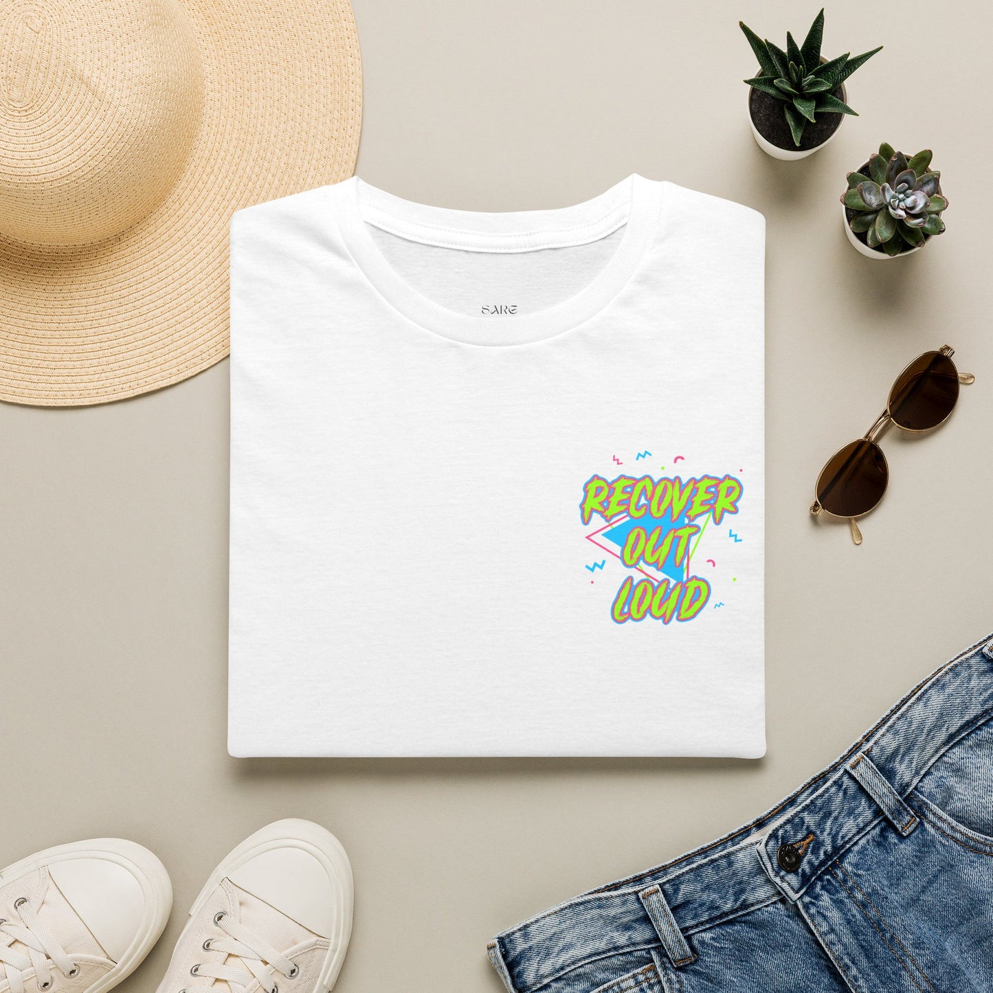 Recover Out Loud T-Shirt — Recovery Support Graphic Tee