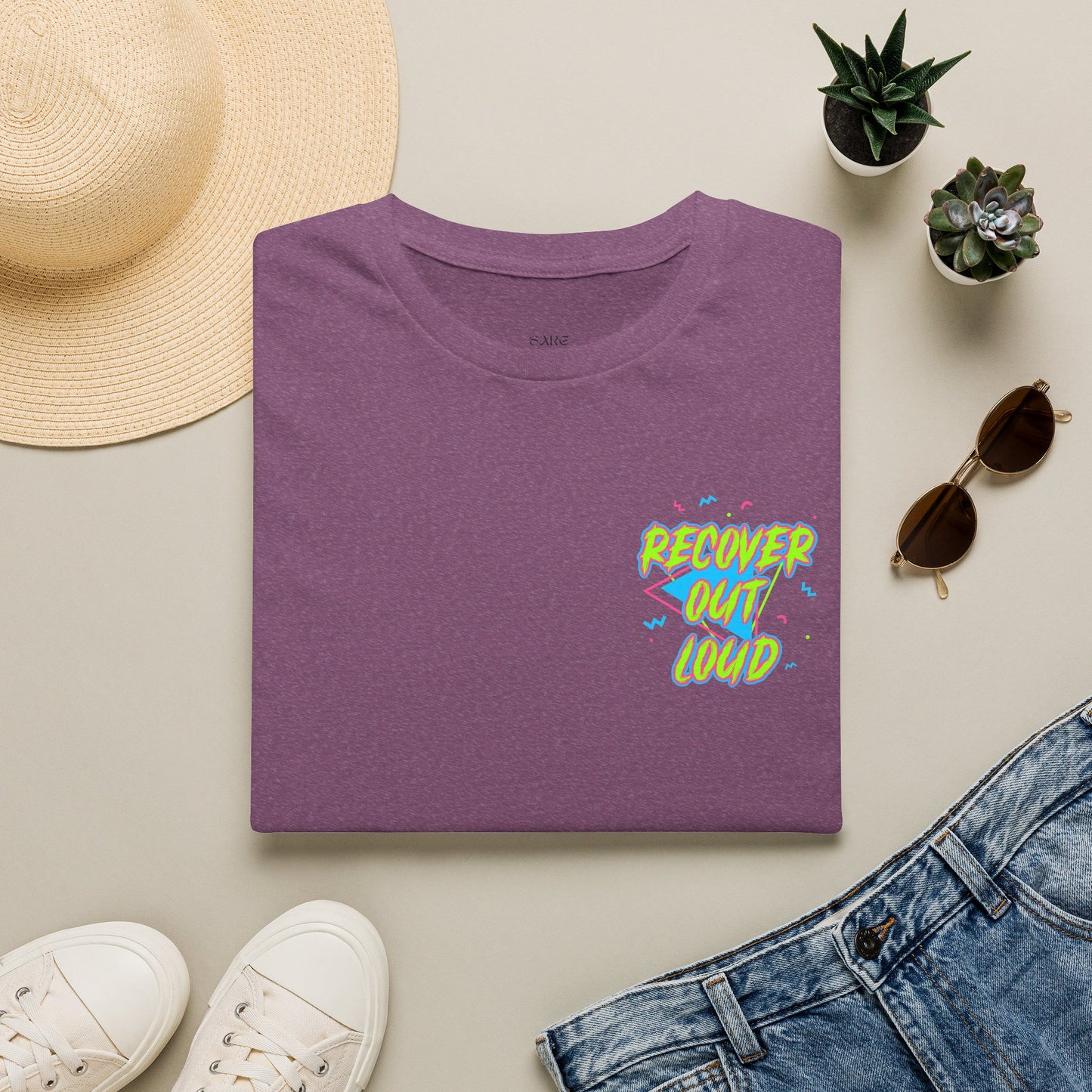 Recover Out Loud T-Shirt — Recovery Support Graphic Tee