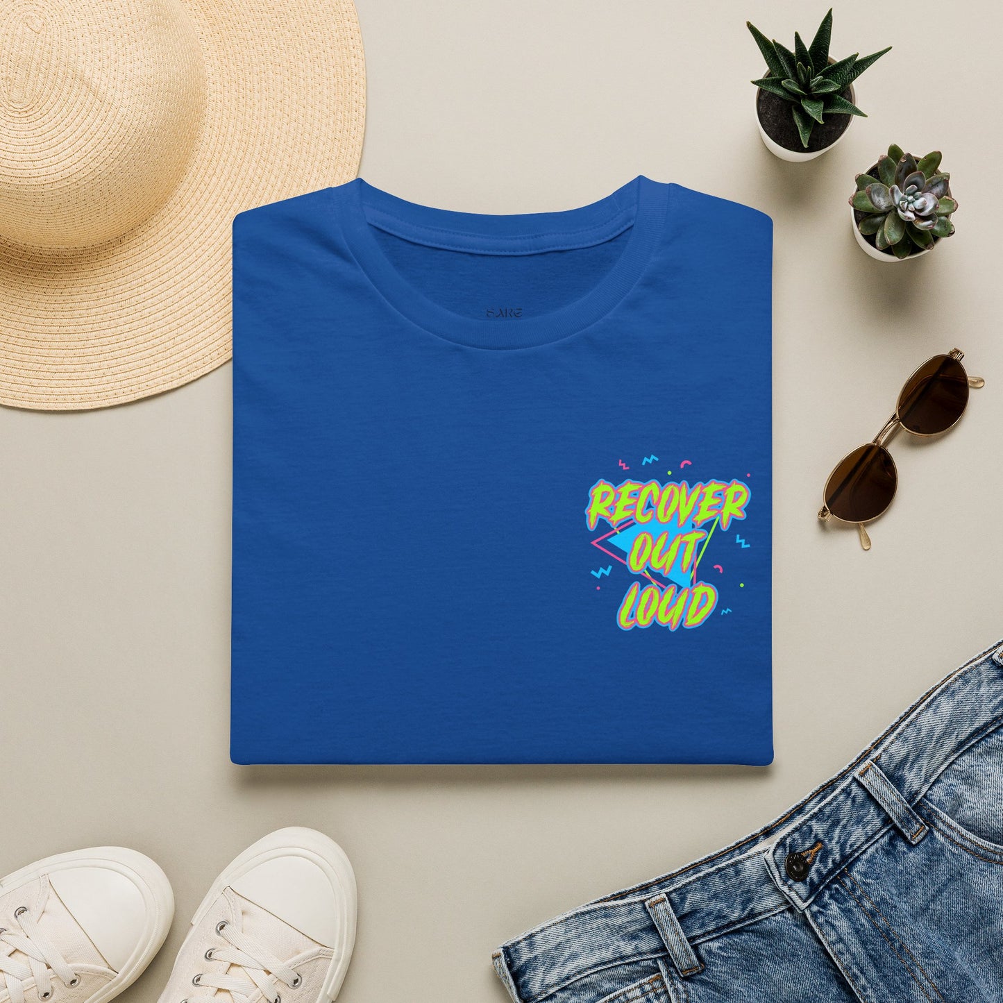 Recover Out Loud T-Shirt — Recovery Support Graphic Tee