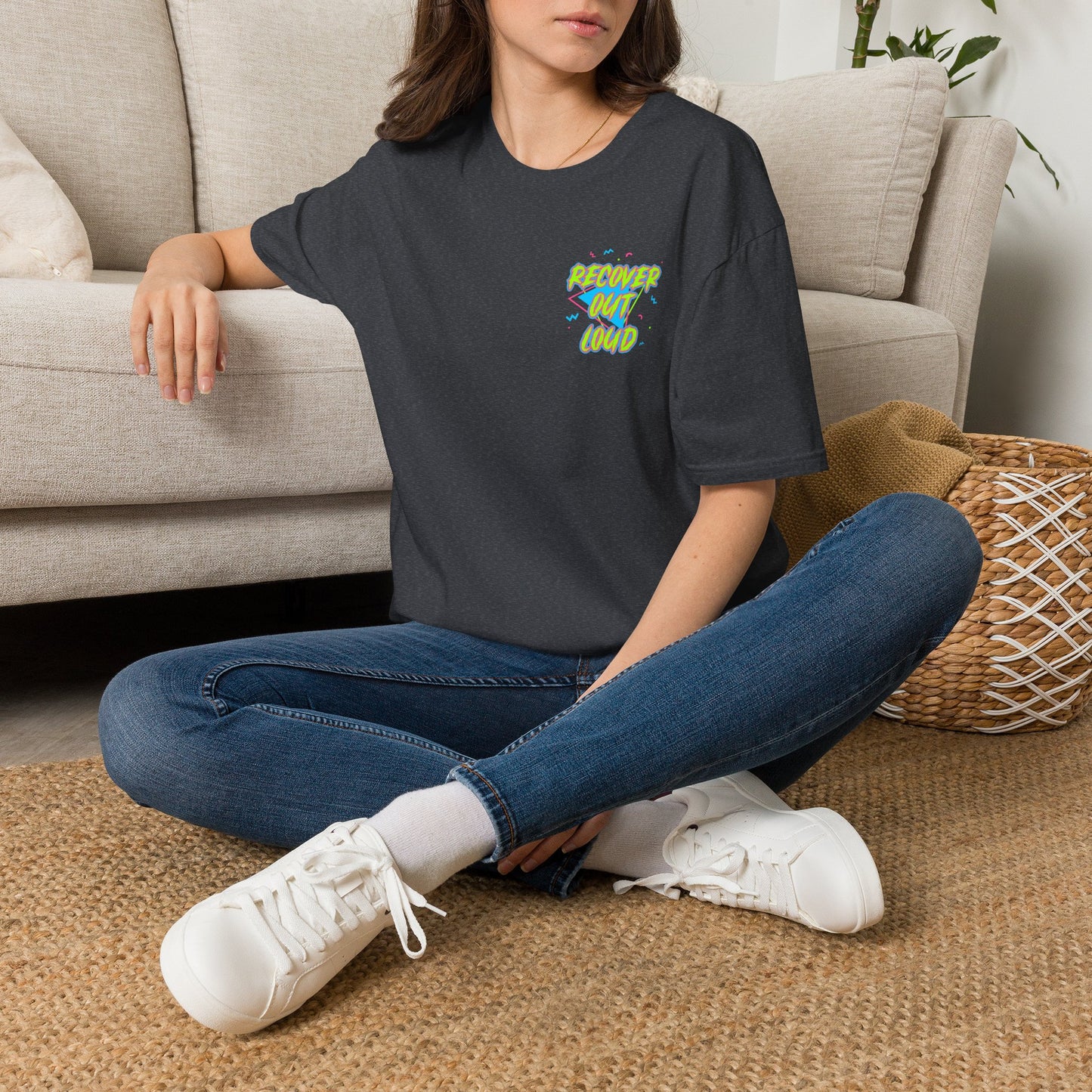 Recover Out Loud T-Shirt — Recovery Support Graphic Tee