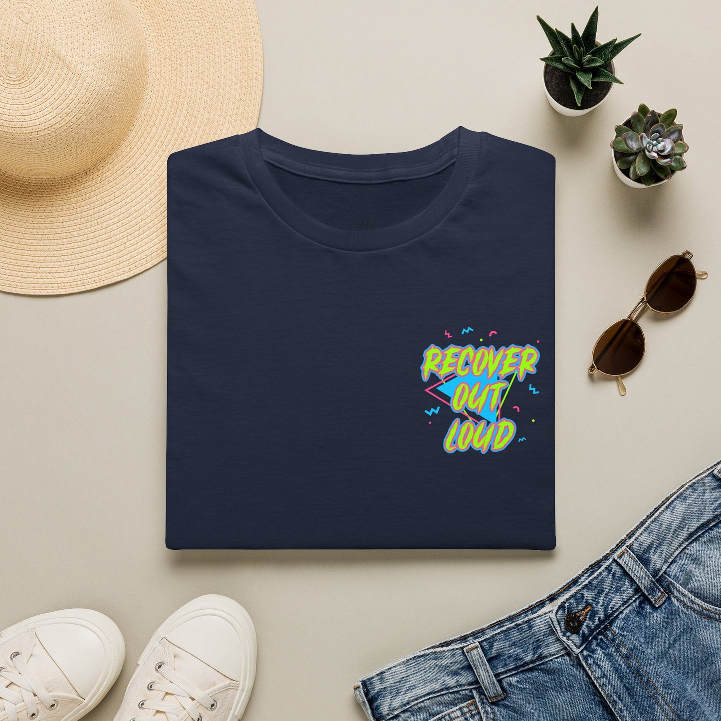 Recover Out Loud T-Shirt — Recovery Support Graphic Tee